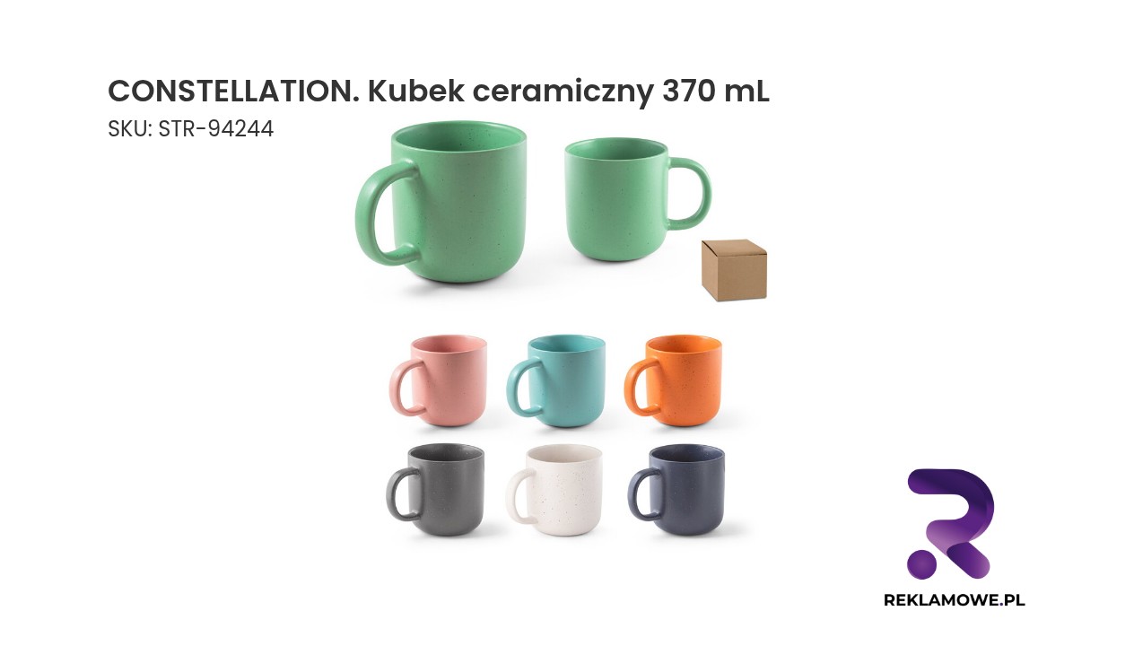 Kubek ceramiczny CONSTELLATION o pojemności 370 mL