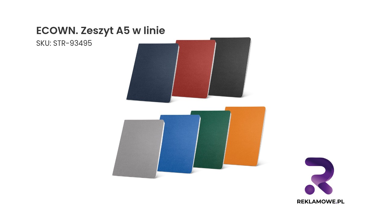 ECOWN. Zeszyt A5 w linie ECOWN zeszyt A5 w linie